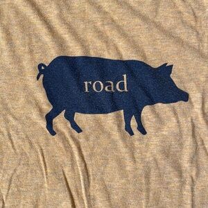 Prana Mens Road Hog super soft tee size M yellow mustard color.
